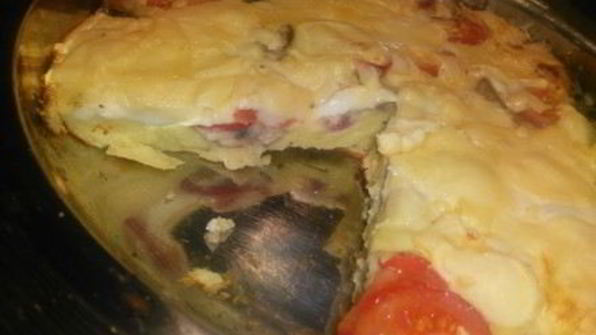 пицца на сковороде