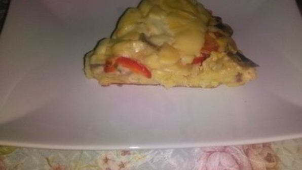 пицца на сковороде