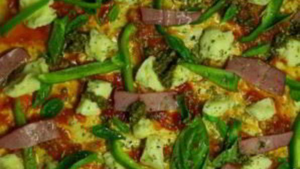 пицца на тонком тесте