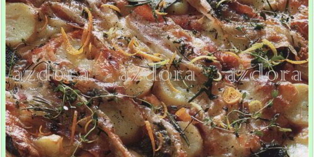 Рецепт пицца по-крестьянски с грудинкой