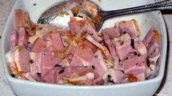 пицца по-крестьянски с грудинкой