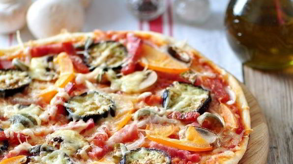 пицца с баклажанами