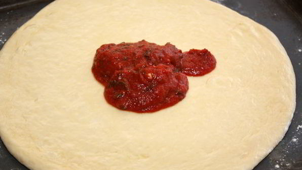 пицца с беконом