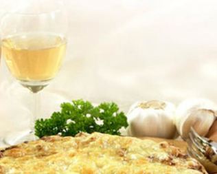 Пицца с грибами и сыром