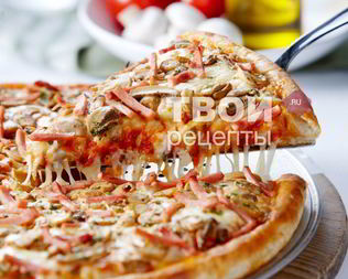 Пицца с грибами