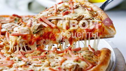 Пицца с грибами