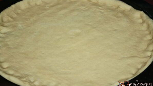 пицца с курицей и маслинами