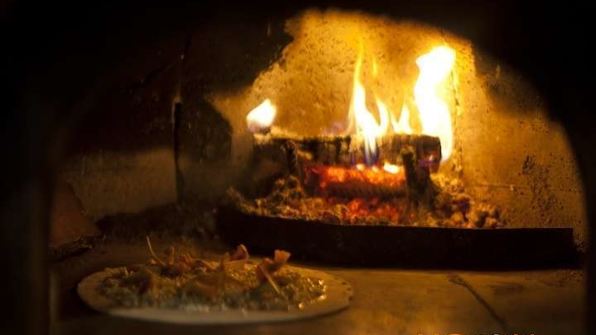 пицца с лисичками