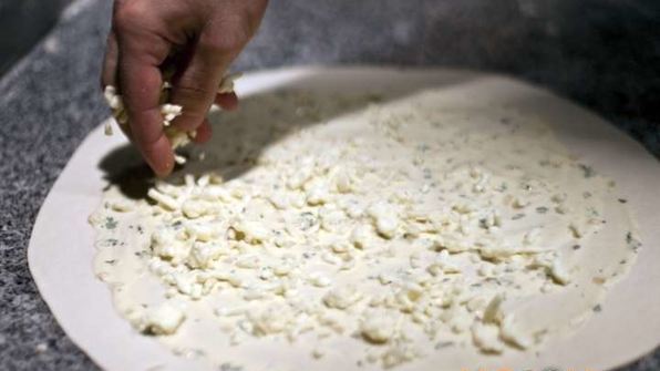 пицца с лисичками