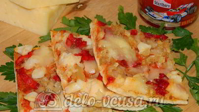 Пицца с овощами