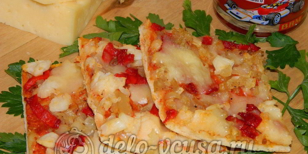 Рецепт пицца с овощами
