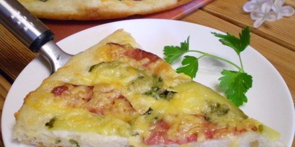 Рецепт пицца с солеными огурцами