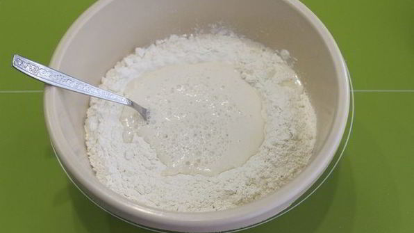 пицца с сыром скаморца