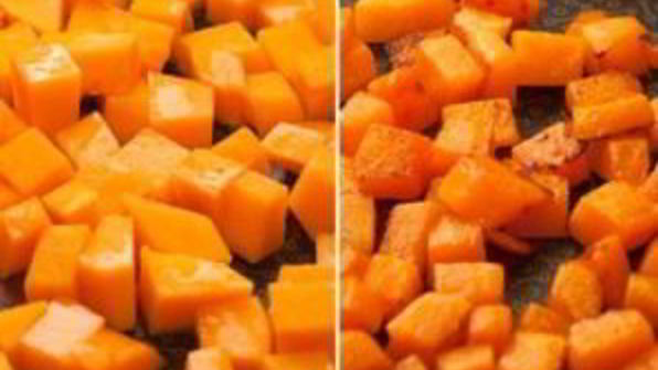 пицца с тыквой, грушей и горгонзолой