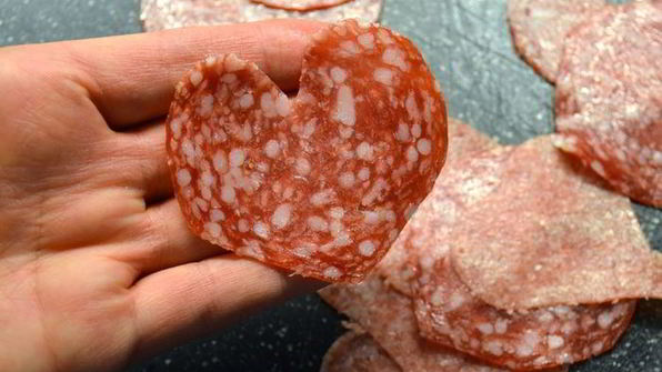 пицца сердце