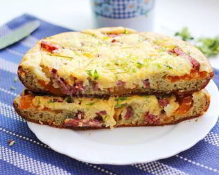 Пицца в мультиварке без дрожжей