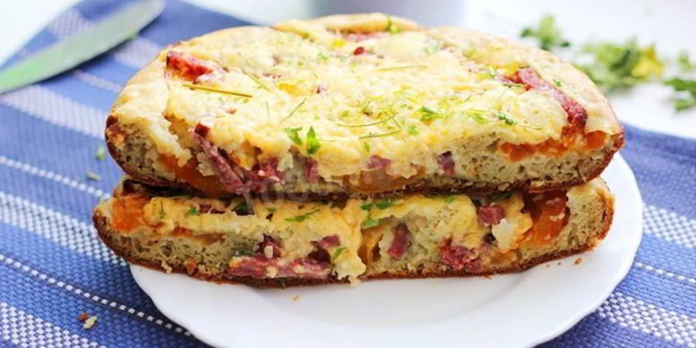 Рецепт пицца в мультиварке без дрожжей