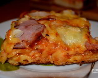 Пышная домашняя пицца