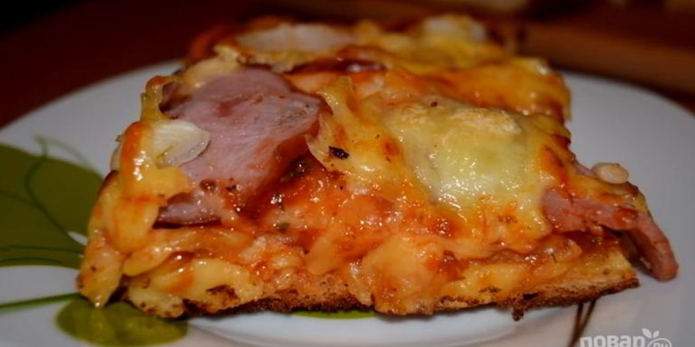 Рецепт пышная домашняя пицца