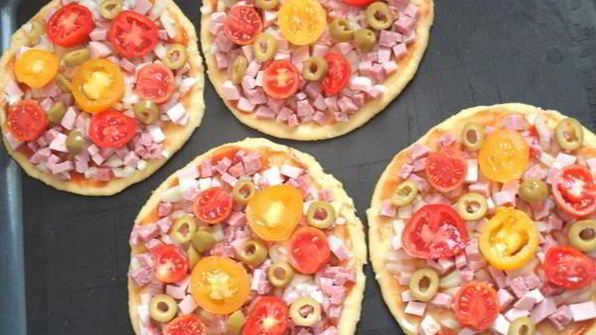 творожные мини-пиццы
