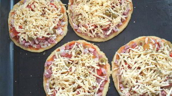 творожные мини-пиццы