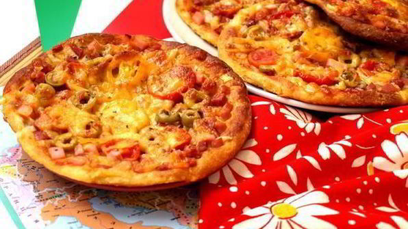 творожные мини-пиццы