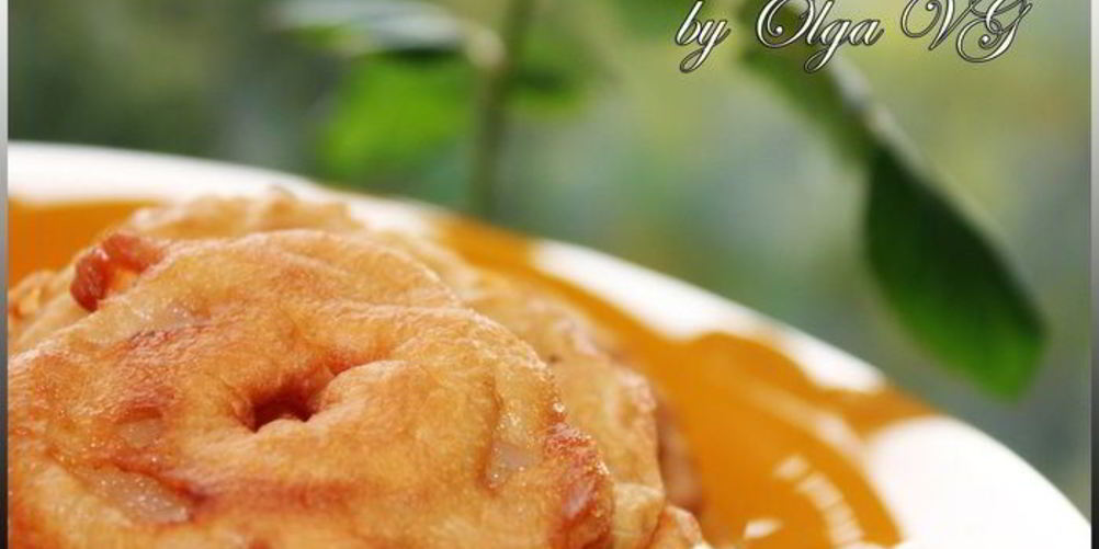 Рецепт яблочные пончики