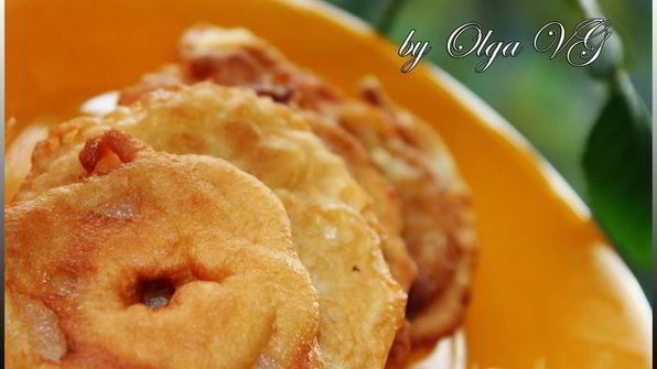 яблочные пончики