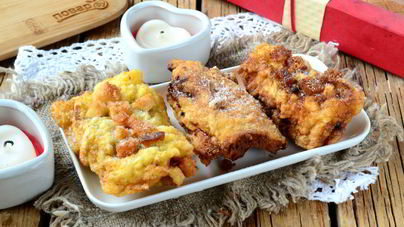 Рулетики с начинкой из бананов и шоколадом