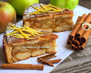 Необычная шарлотка