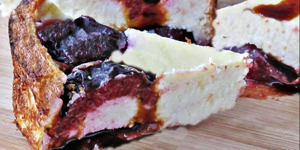 Рецепт шарлотка-чизкейк