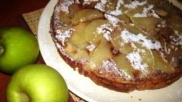 шарлотка диетическая с яблоками