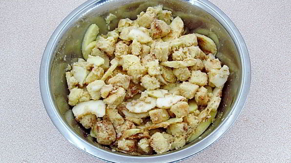 шарлотка из белого хлеба