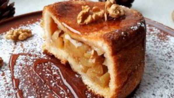 шарлотка из сухого батона