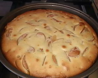 Шарлотка из яблок