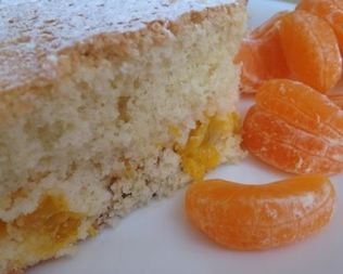 Шарлотка с апельсинами