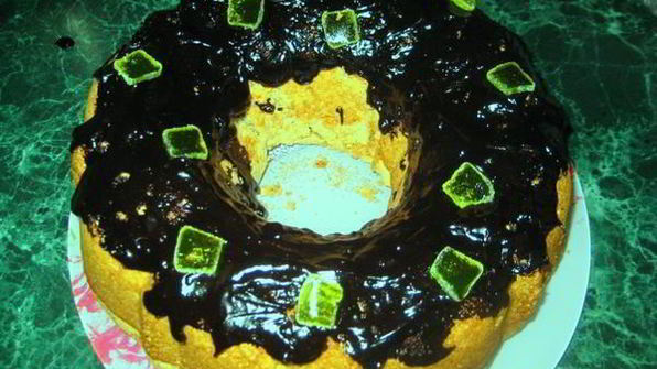 шарлотка с грецкими орехами