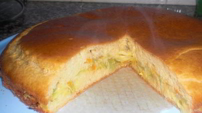 Шарлотка с капустой