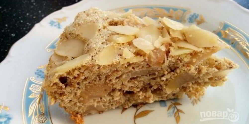 Рецепт шарлотка с отрубями