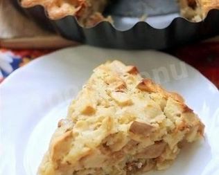 Шарлотка с яблочками