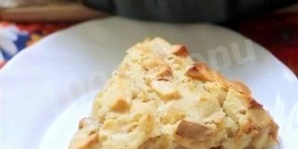 Рецепт шарлотка с яблочками