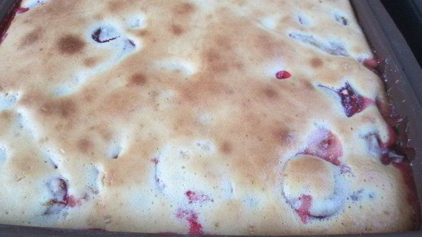 шарлотка сметанная слава сливам