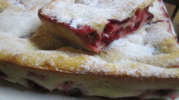 шарлотка сметанная слава сливам