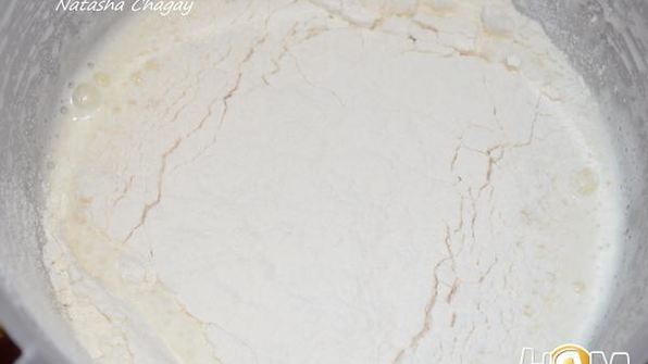 шарлотка со сметанным кремом