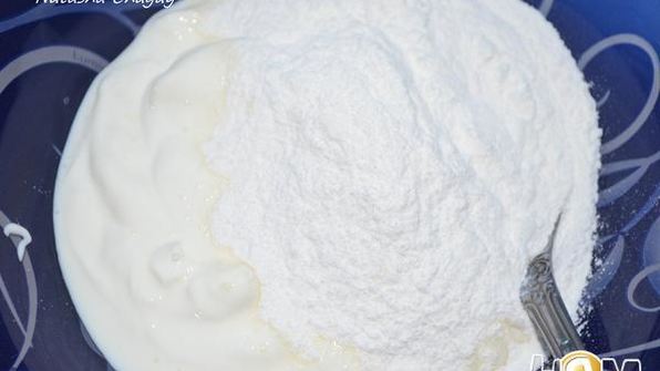 шарлотка со сметанным кремом