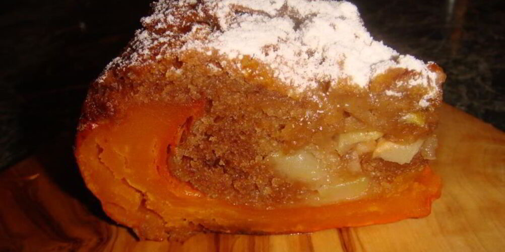 Рецепт шарлотка в тыкве хоккайдо