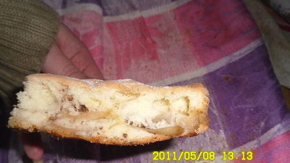 шарлотка яблочная