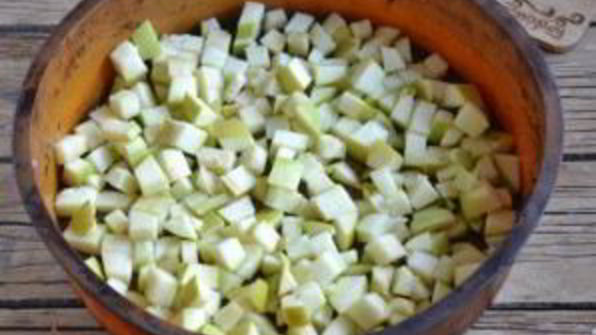 вегетарианская шарлотка