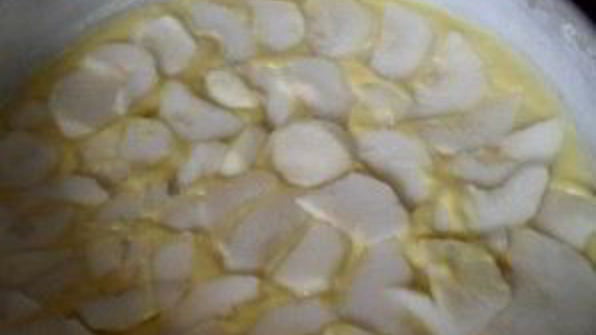 яблочно-грушевая шарлотка