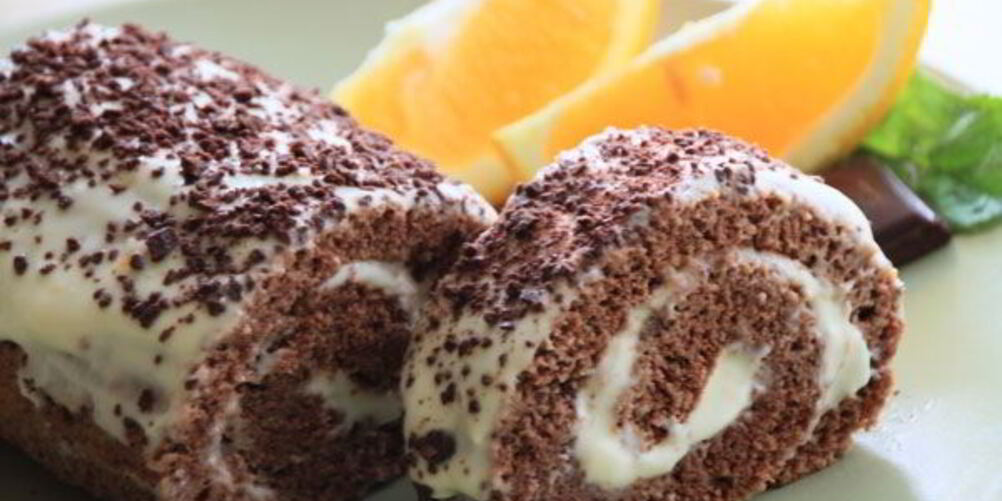 Рецепт шоколадно-апельсиновый рулет